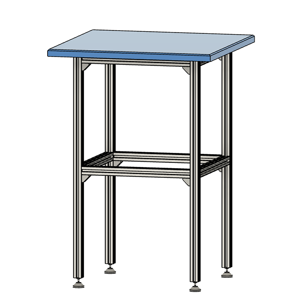40-140-1SS MODULAR SOLUTIONS GUSSET BRACKET 30MM X 30MM WITH STAINLESS STEEL HARDWARE REINFORCEMENT ANGLE